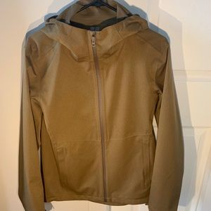 UNIQLO Men's Full Zip Blocktech Parka (Brown) (S)